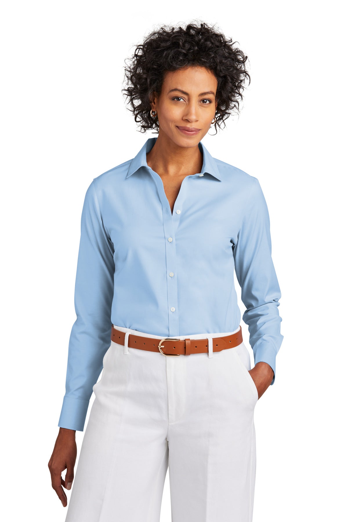 Brooks Brothers® Women's Wrinkle-Free Stretch Pinpoint Shirt BB18001