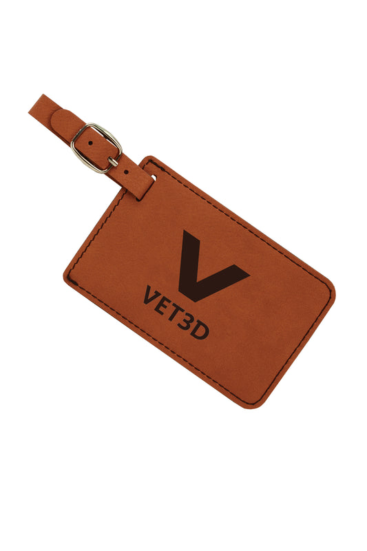 Vegan Leather Luggage Tag I