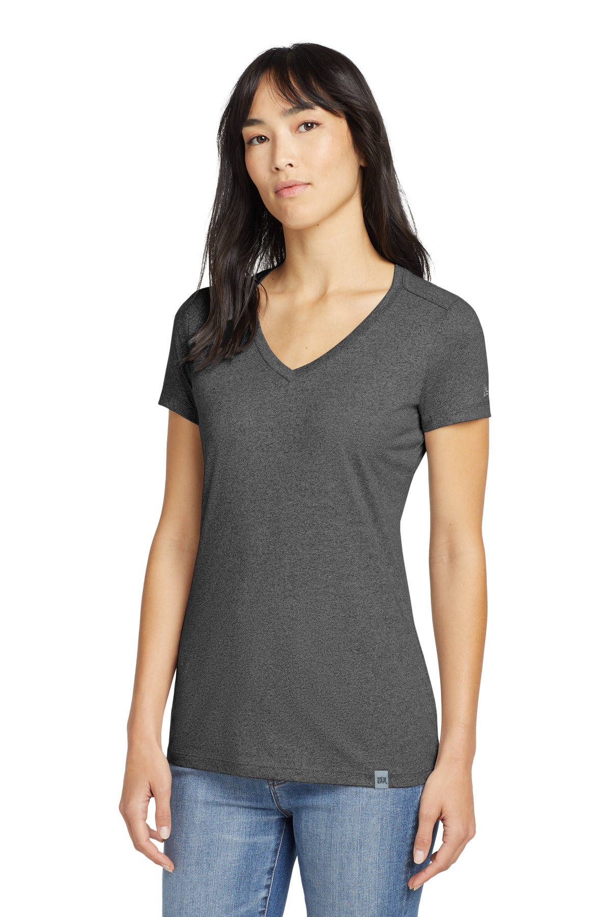 New Era ® Ladies Heritage Blend V-Neck Tee. LNEA101