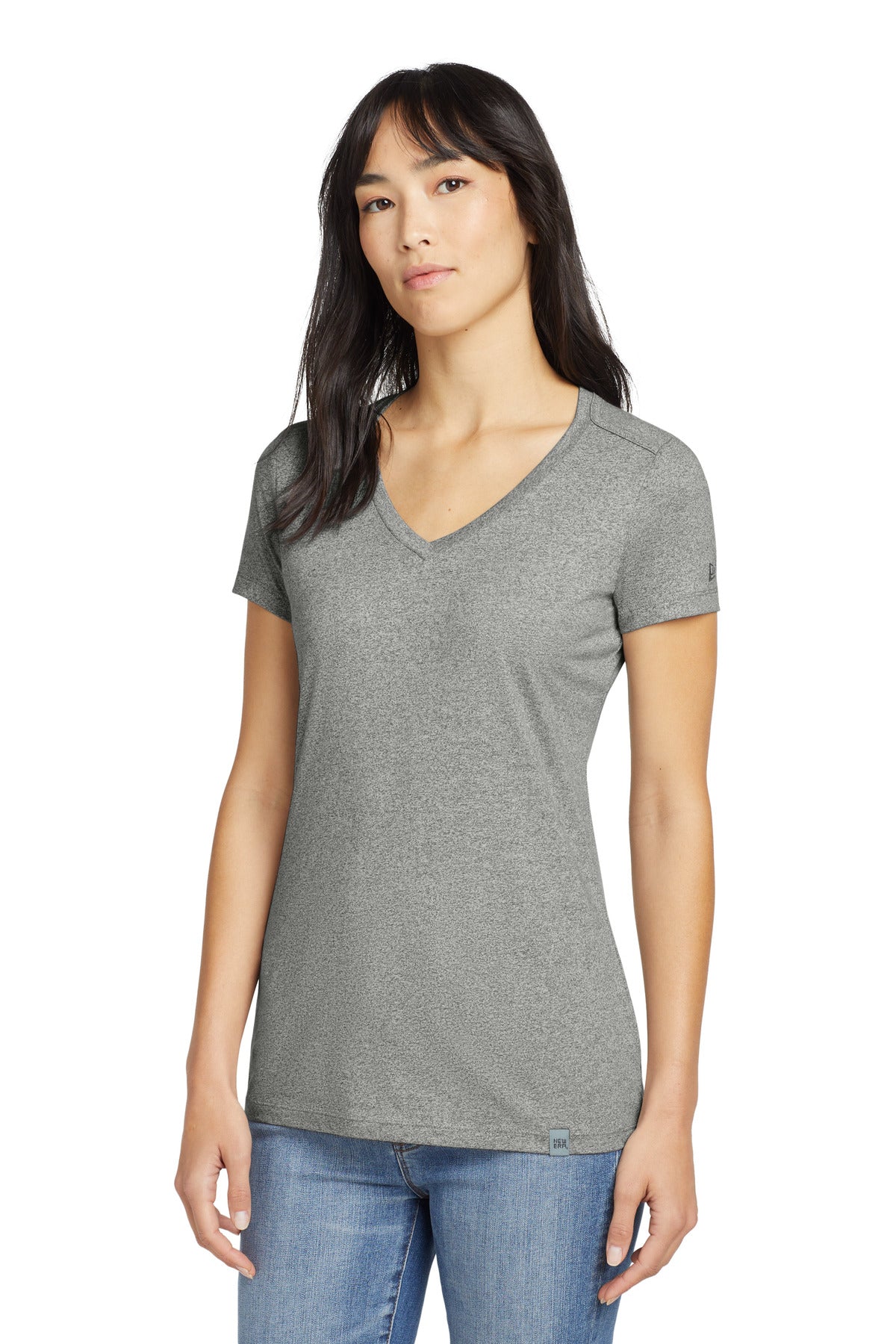 New Era ® Ladies Heritage Blend V-Neck Tee. LNEA101