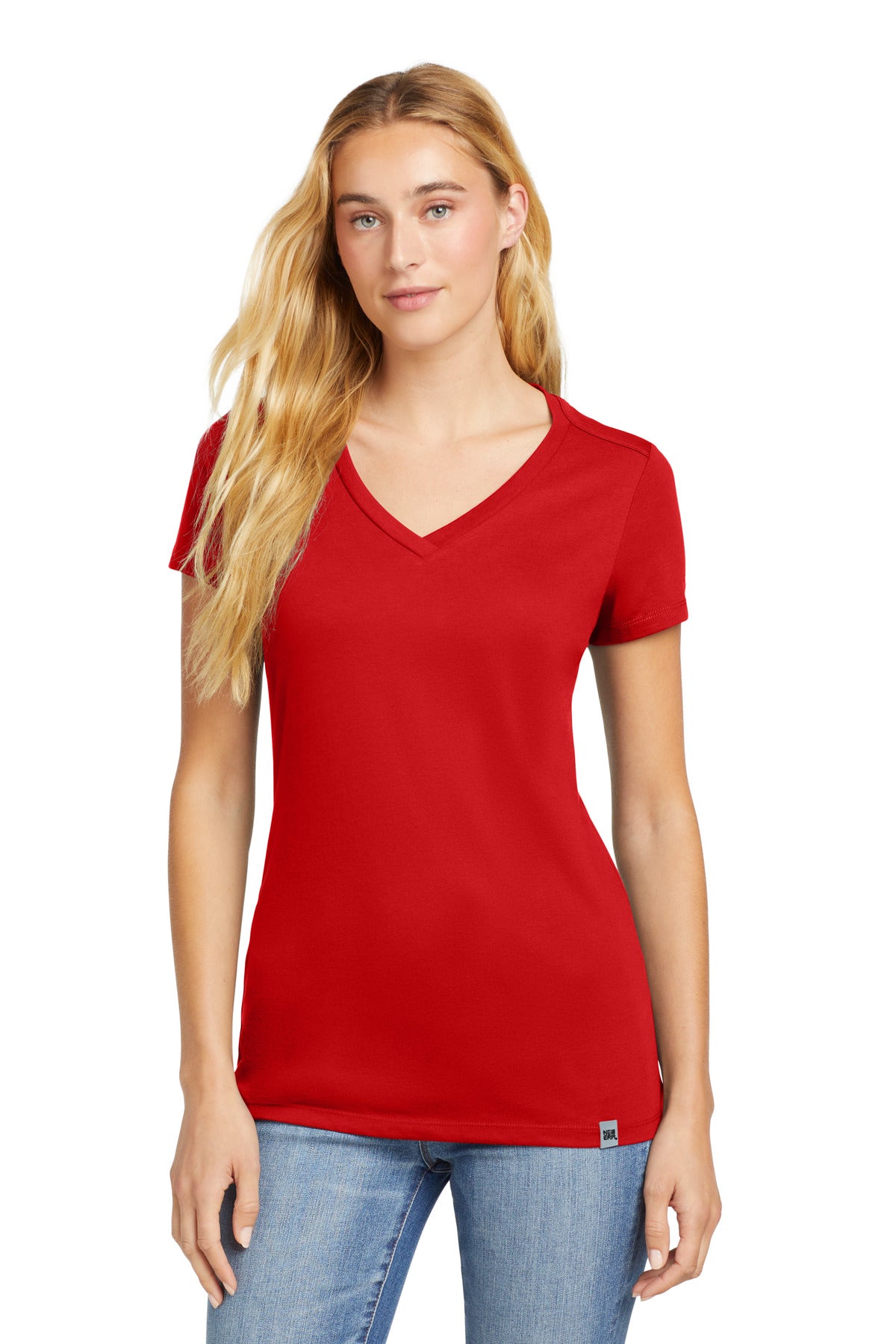 New Era ® Ladies Heritage Blend V-Neck Tee. LNEA101