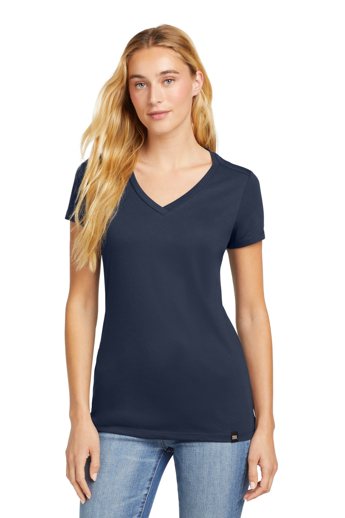 New Era ® Ladies Heritage Blend V-Neck Tee. LNEA101