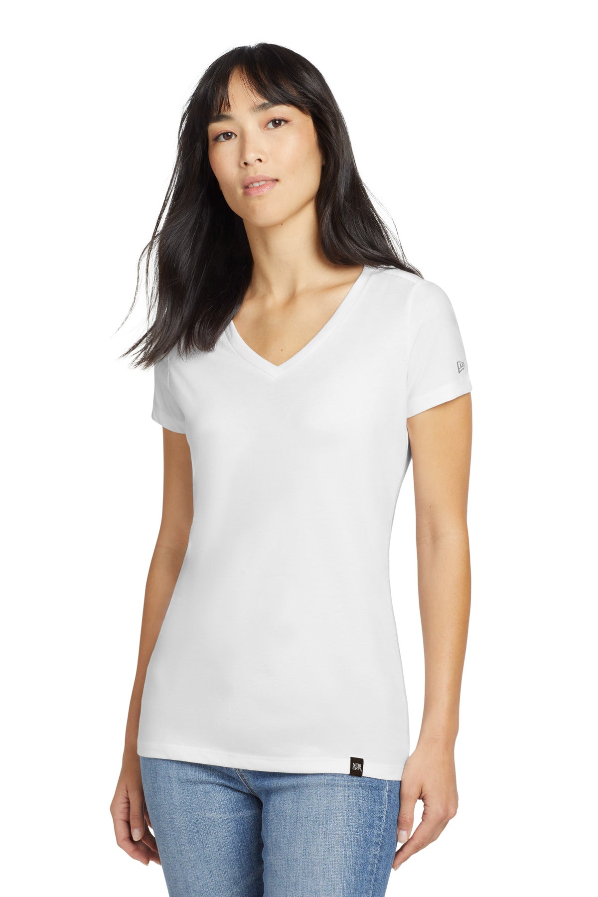 New Era ® Ladies Heritage Blend V-Neck Tee. LNEA101