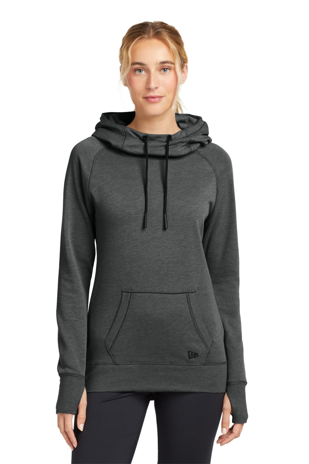 New Era ® Ladies Tri-Blend Fleece Pullover Hoodie. LNEA510