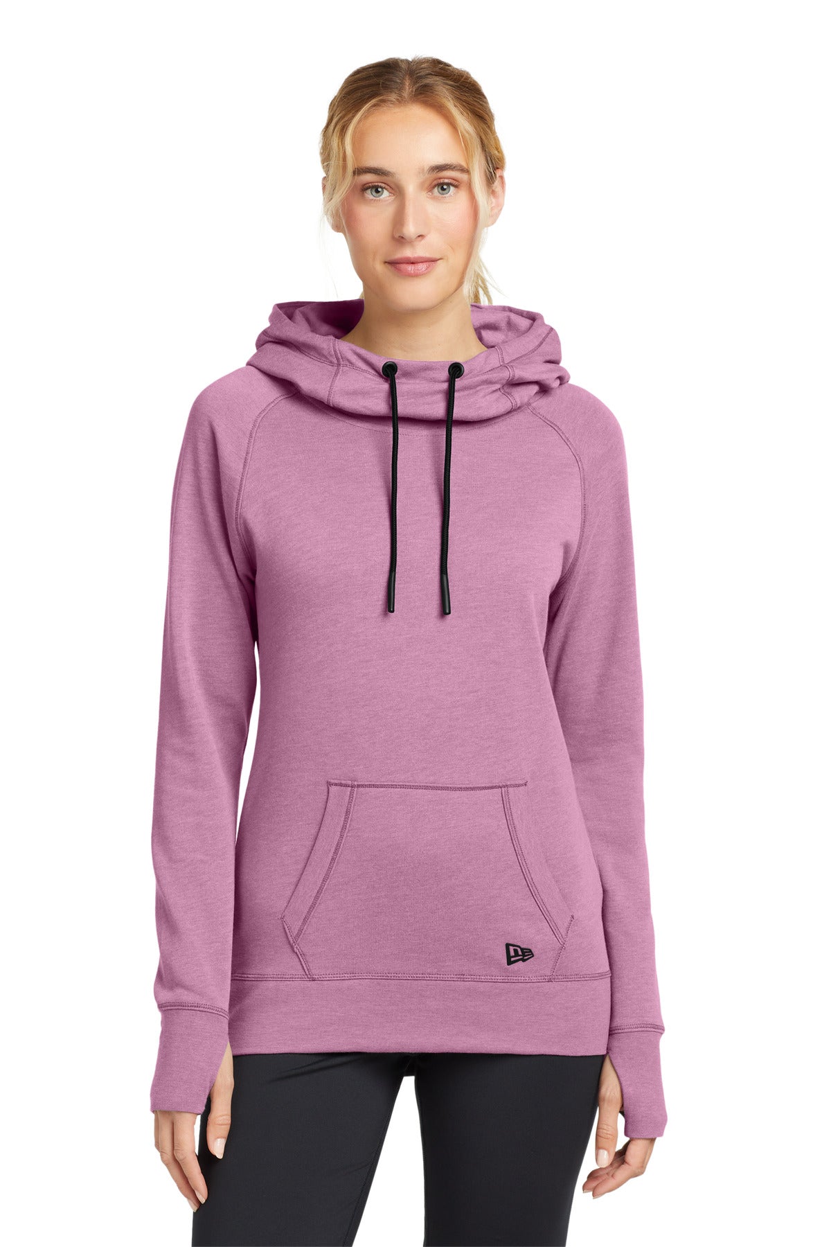 New Era ® Ladies Tri-Blend Fleece Pullover Hoodie. LNEA510