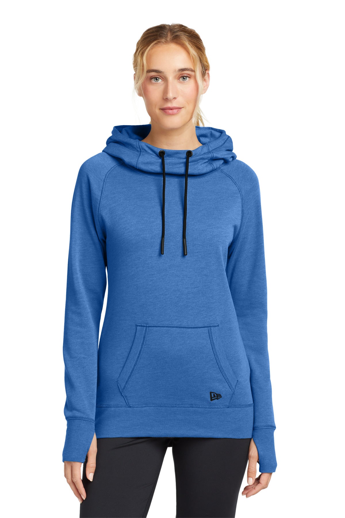 New Era ® Ladies Tri-Blend Fleece Pullover Hoodie. LNEA510