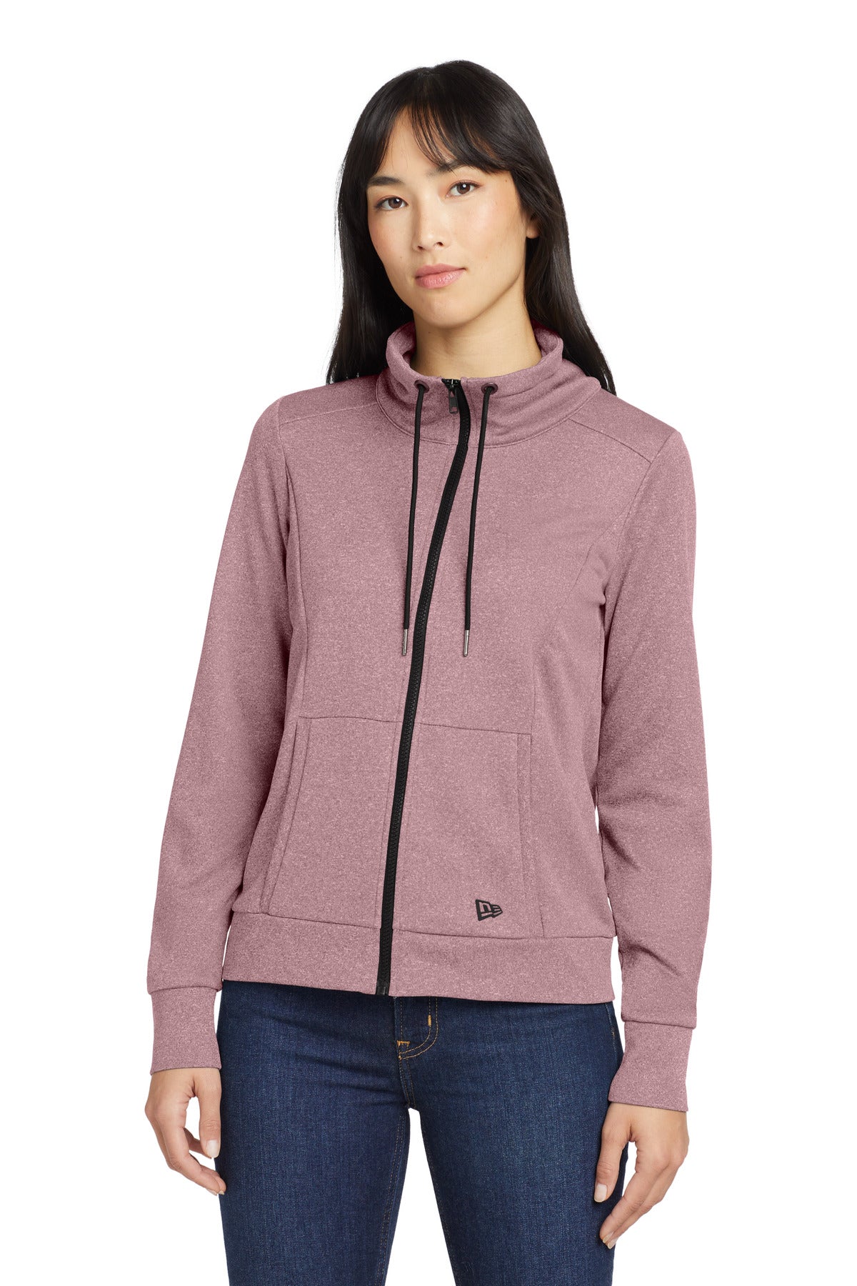 New Era ® Ladies Performance Terry Full-Zip Cowl LNEA530