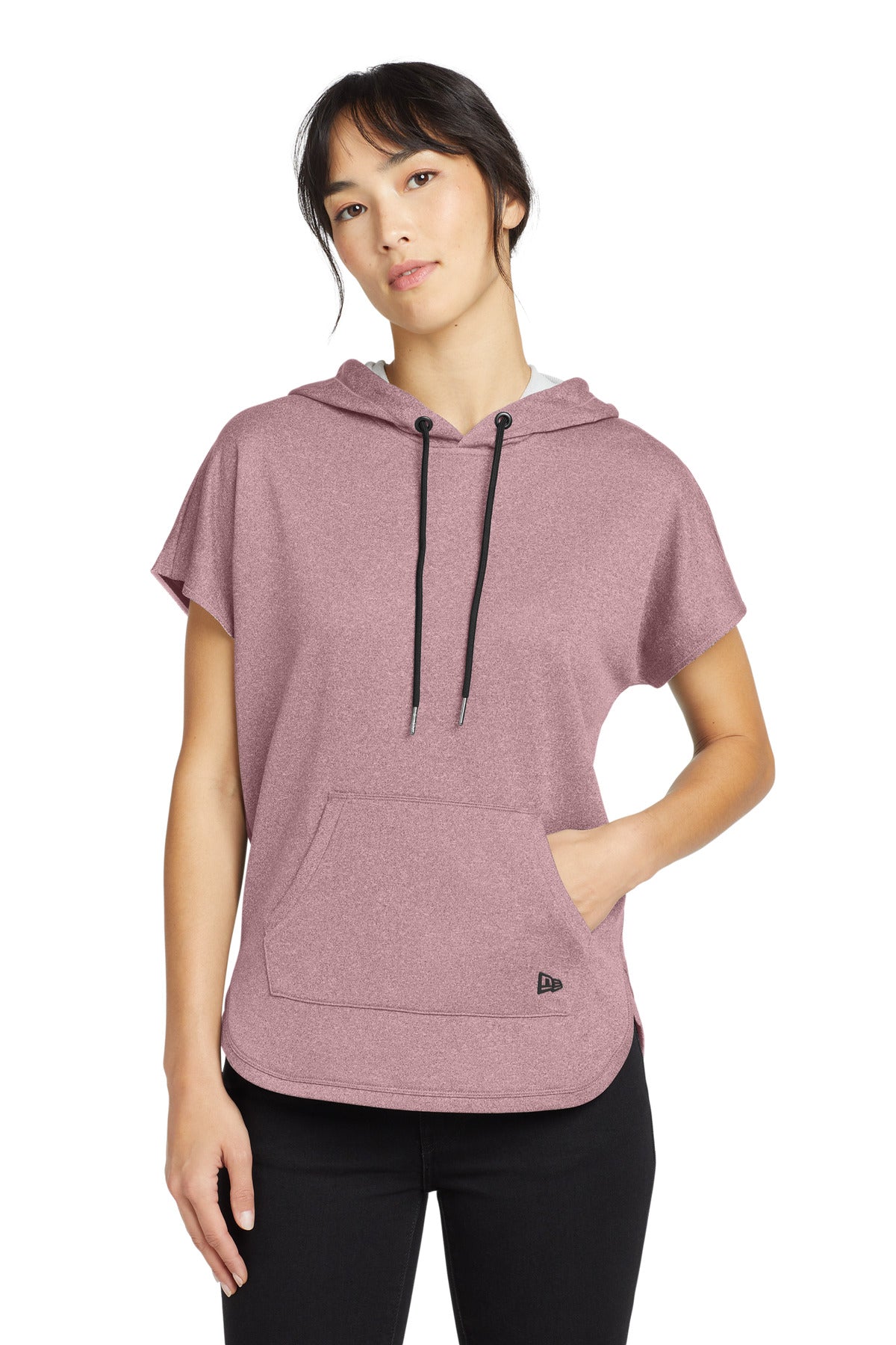 New Era ® Ladies Performance Terry Short Sleeve Hoodie LNEA533