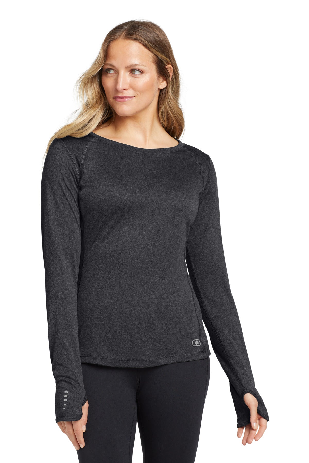 OGIO® Ladies Long Sleeve Pulse Crew. LOE321