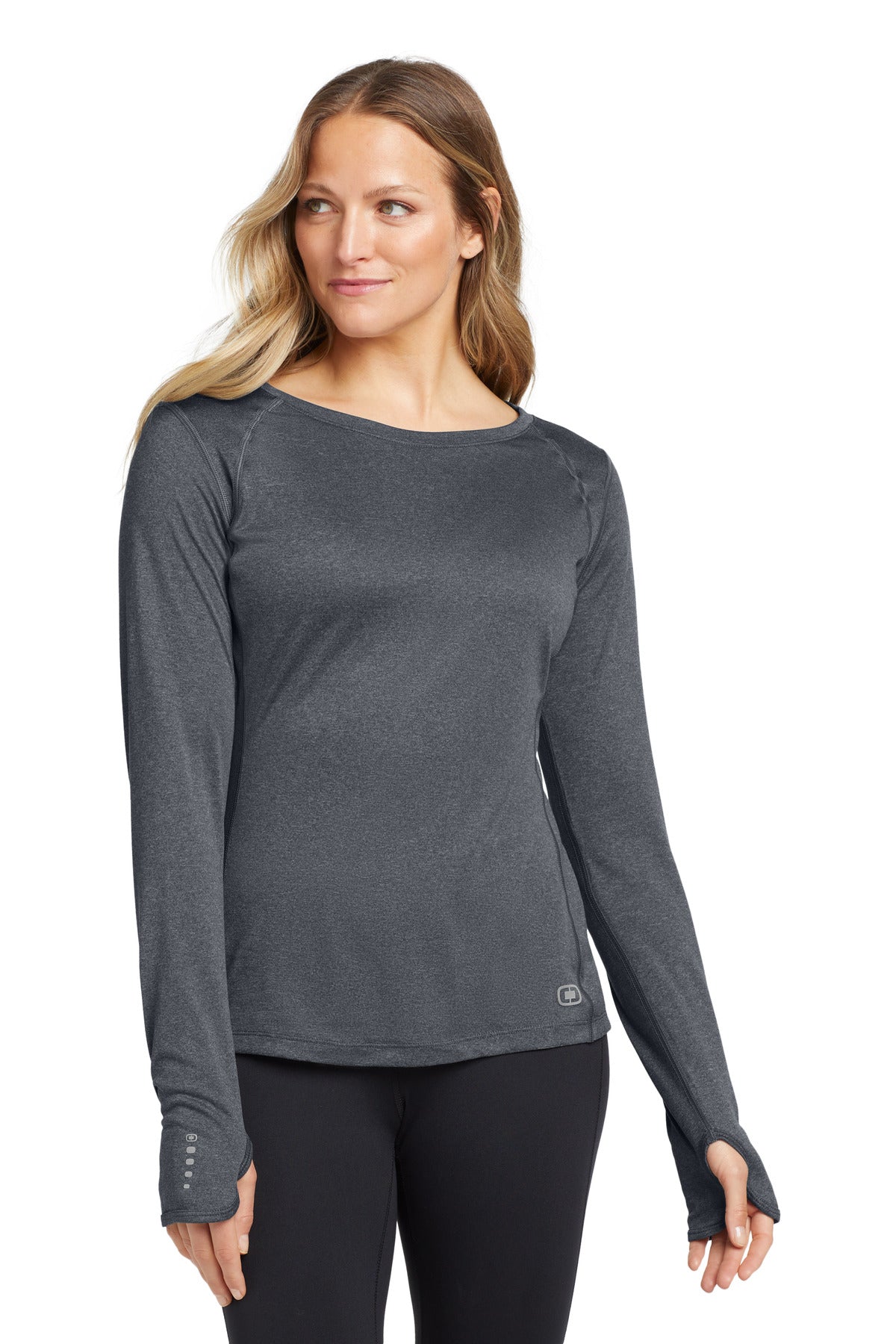 OGIO® Ladies Long Sleeve Pulse Crew. LOE321