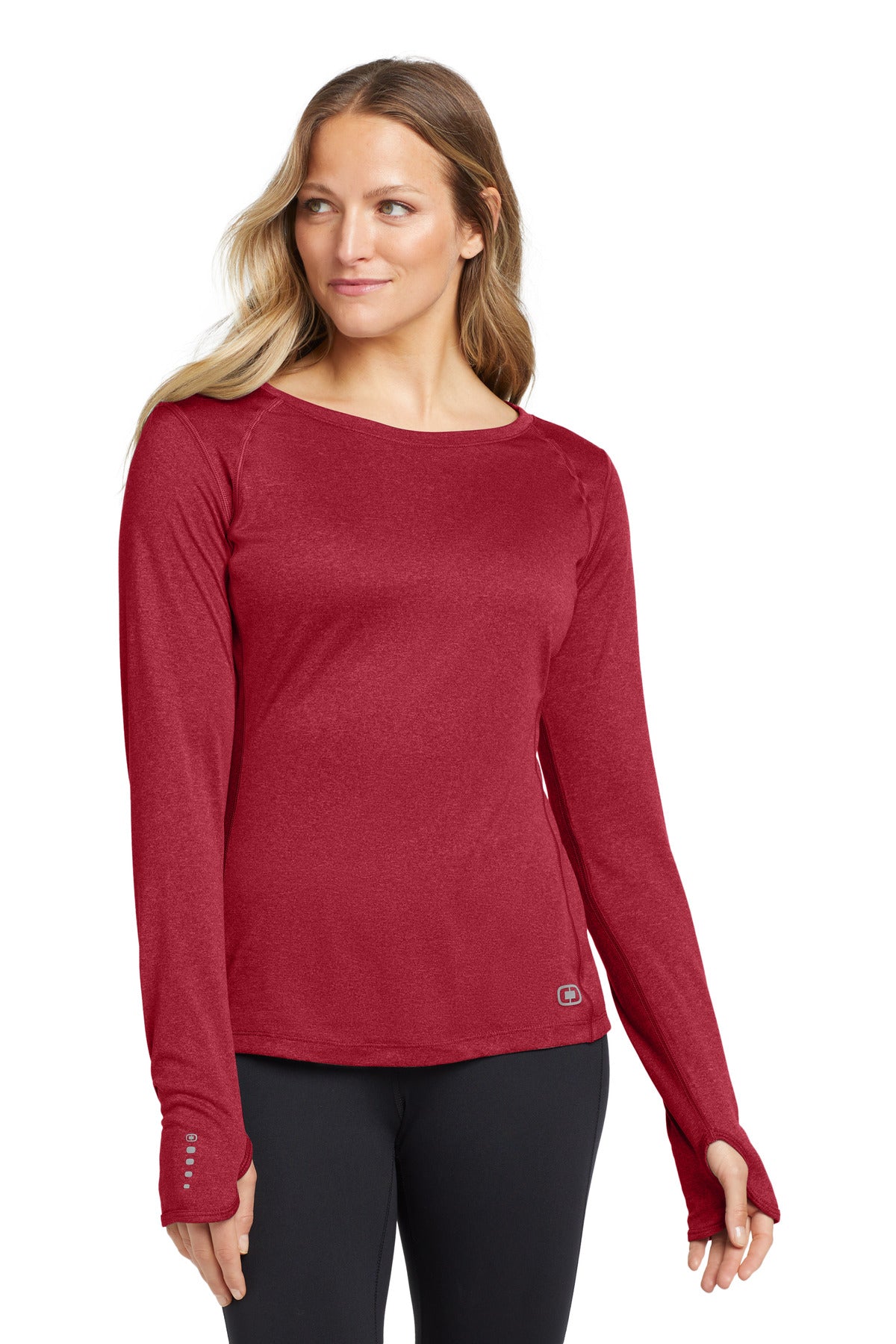 OGIO® Ladies Long Sleeve Pulse Crew. LOE321