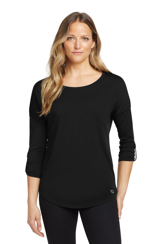 OGIO ® Ladies Gravitate Scoop 3/4-Sleeve . LOG141