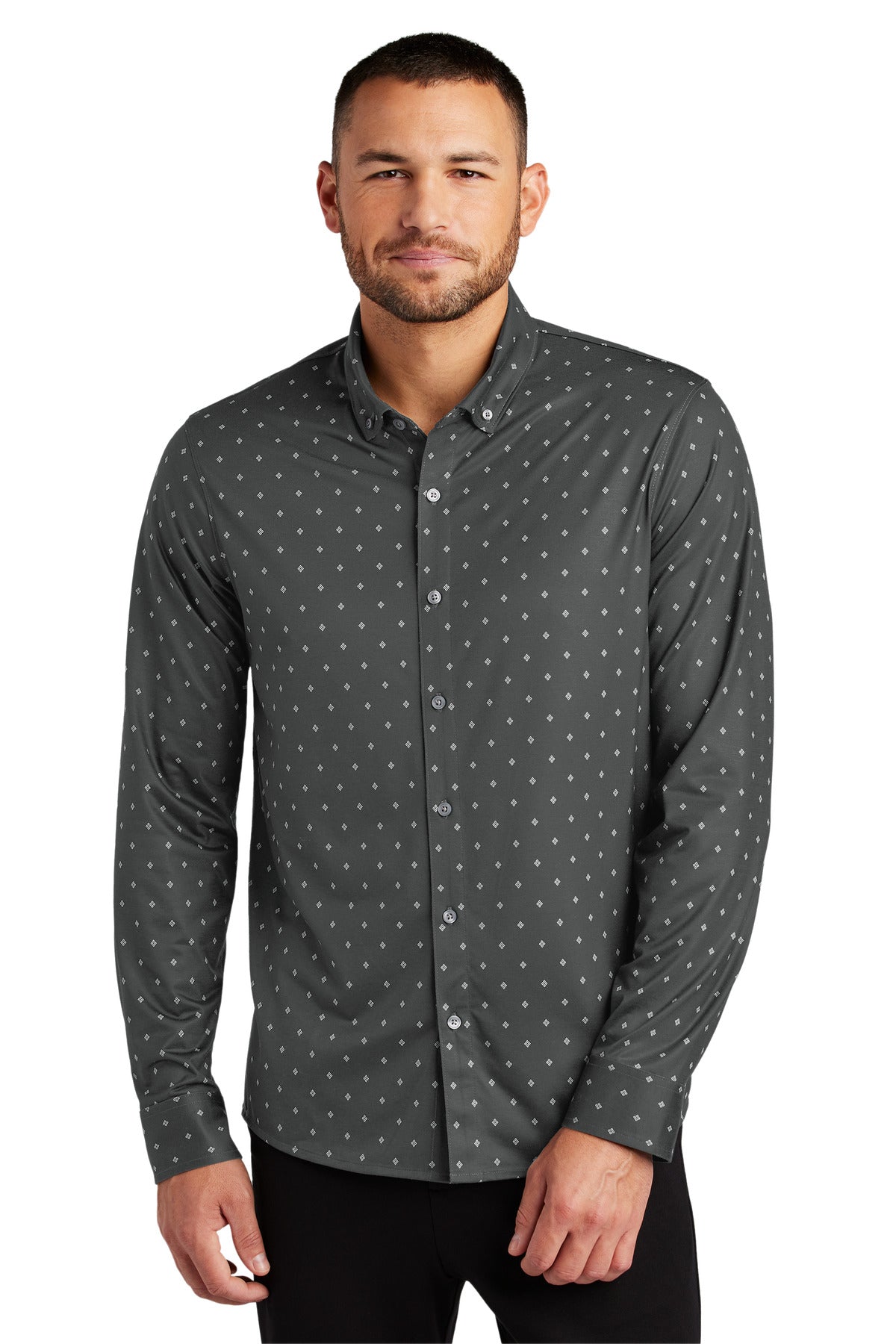 Mercer+Mettle® Stretch Jersey Long Sleeve Shirt MM1018