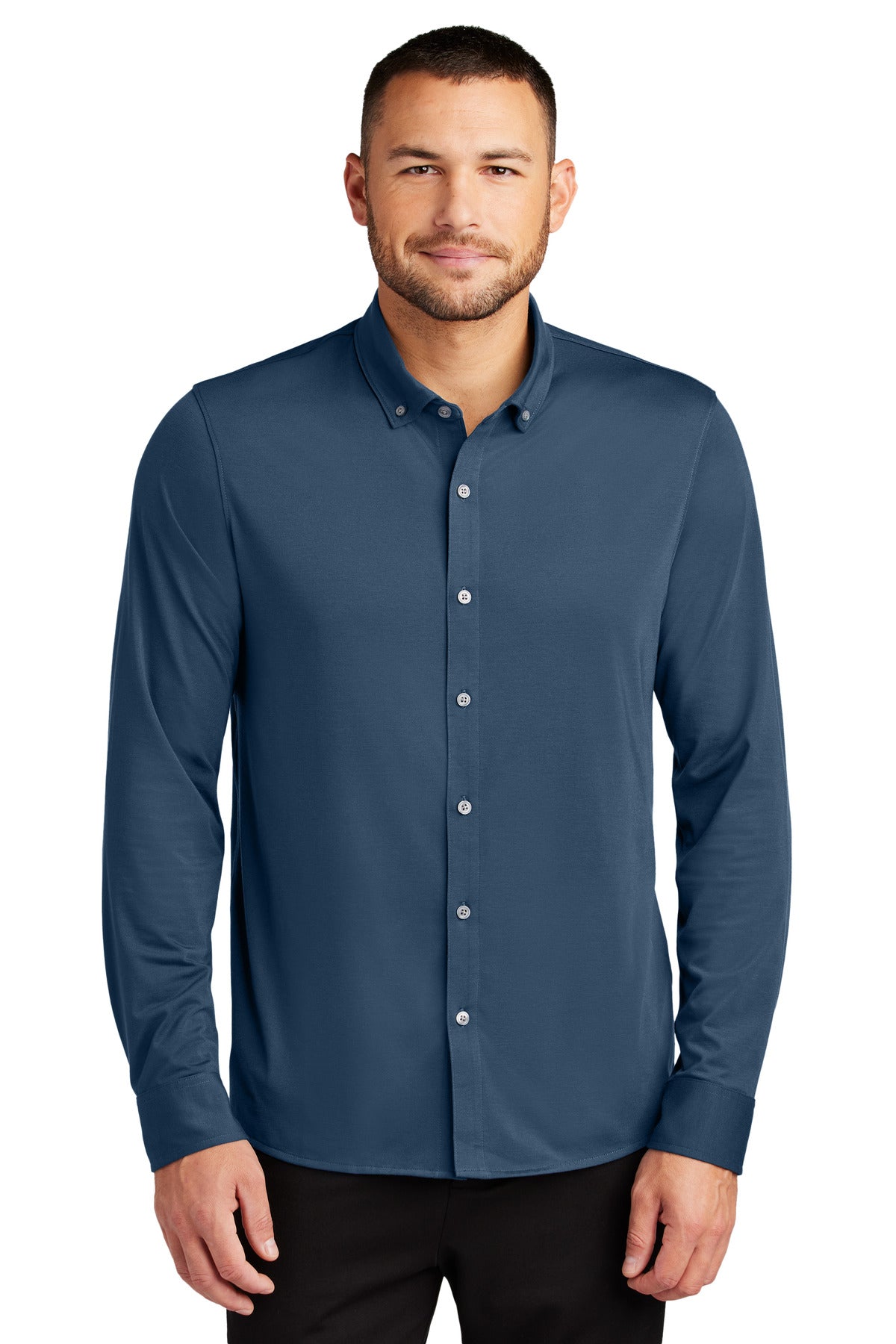 Mercer+Mettle® Stretch Jersey Long Sleeve Shirt MM1018