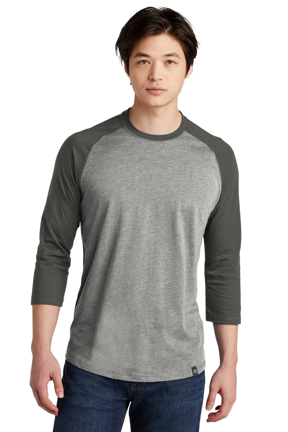 New Era ® Heritage Blend 3/4-Sleeve Baseball Raglan Tee. NEA104