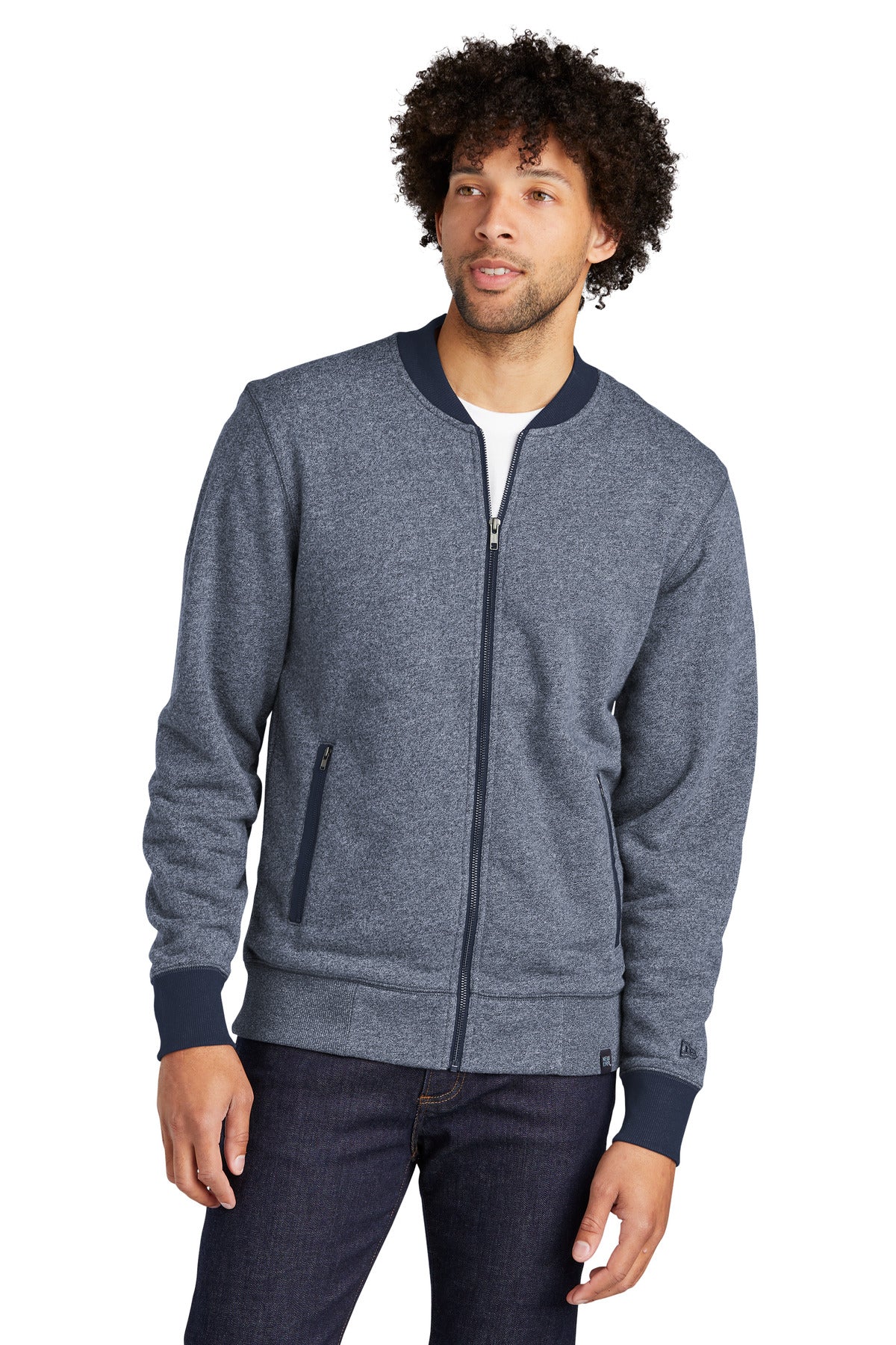 New Era ® French Terry Baseball Full-Zip. NEA503