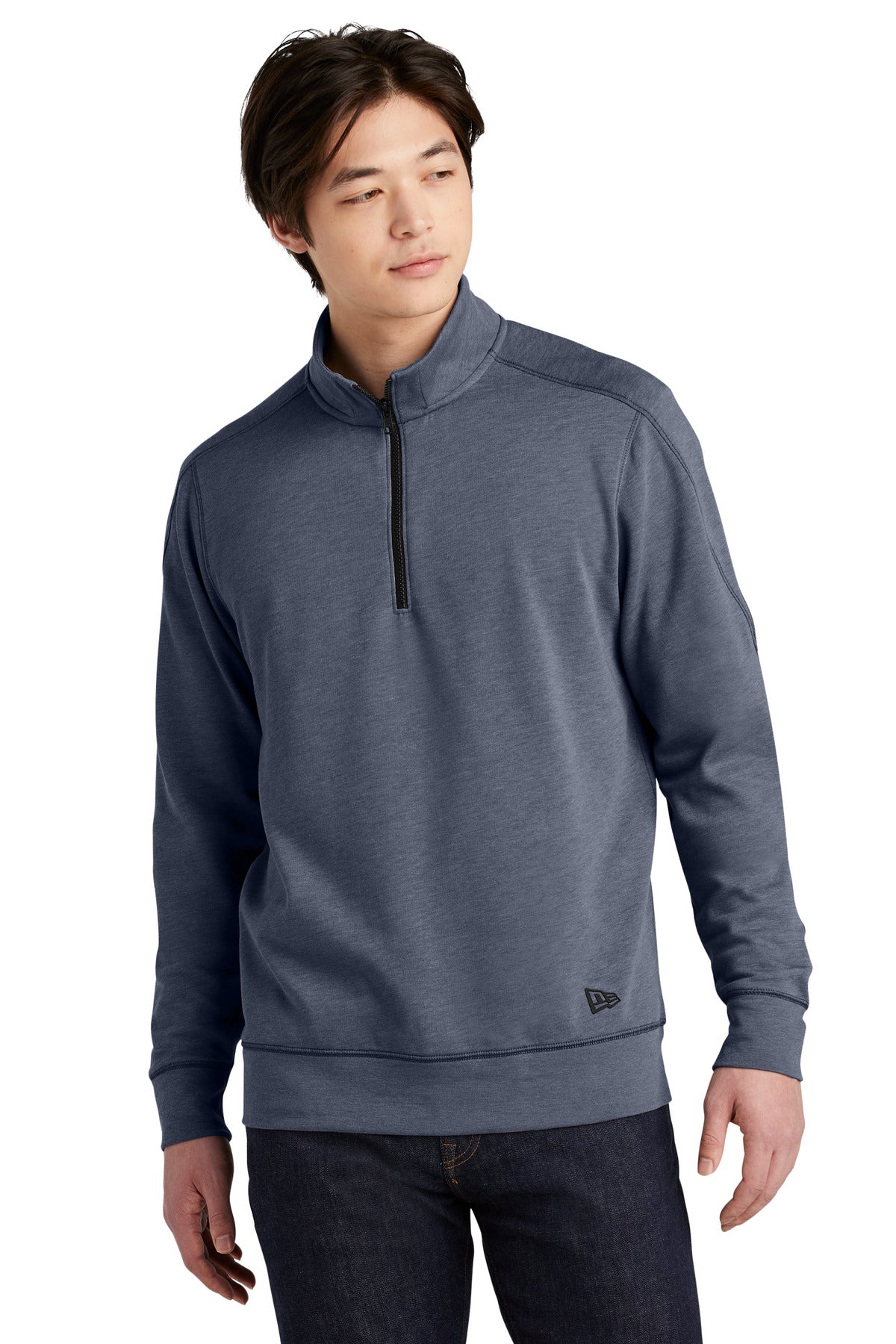 New Era ® Tri-Blend Fleece 1/4-Zip Pullover. NEA512