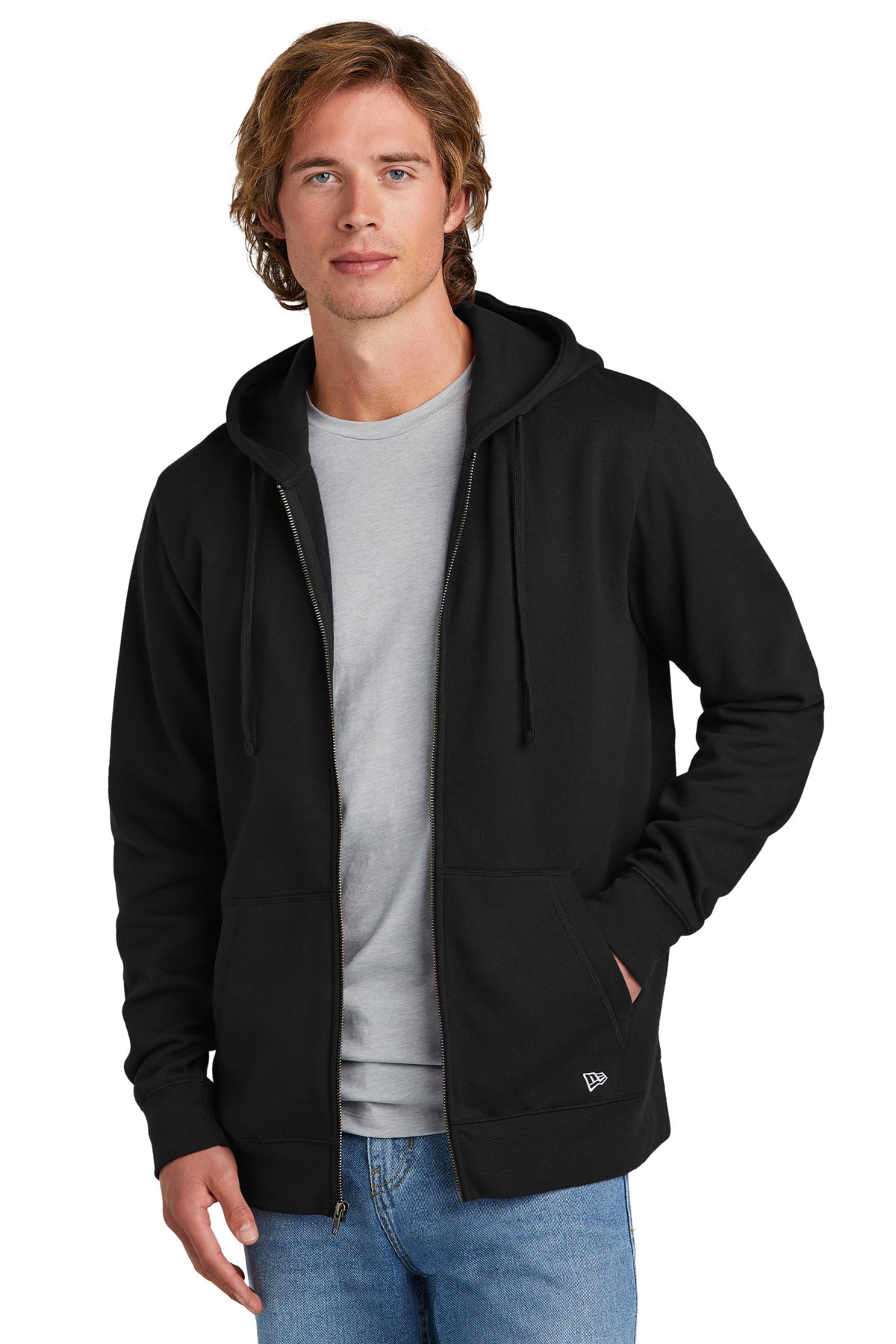 New Era® Comeback Fleece Full-Zip Hoodie NEA551