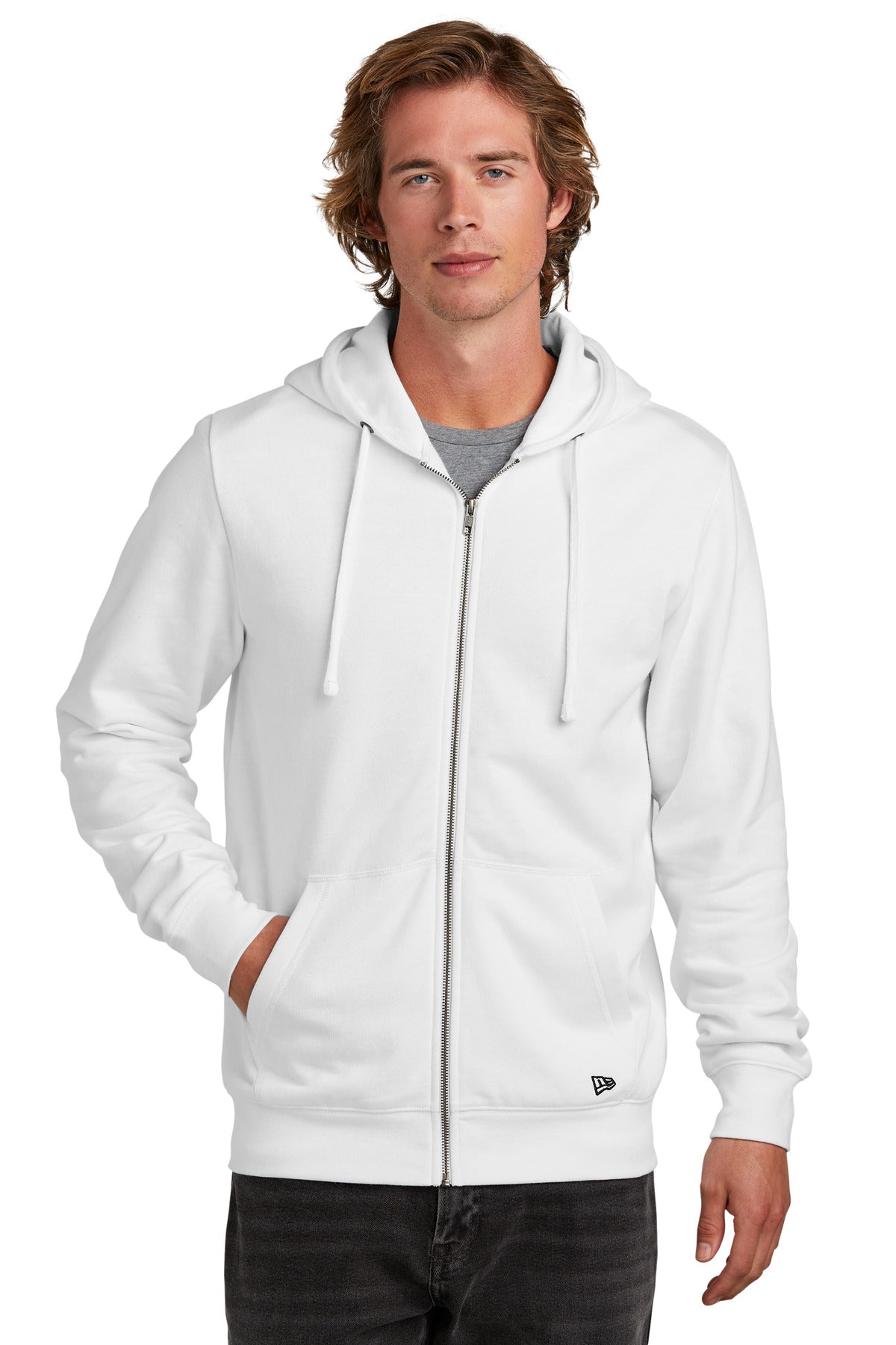 New Era® Comeback Fleece Full-Zip Hoodie NEA551